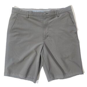 FootJoy Shorts Mens 38 Gray Golf Performance Stretch Flat Front Chino Casual